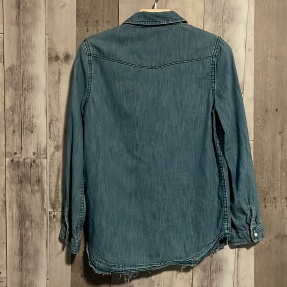 GAP KIDS- Girls denim chambray shirt- Size medium - Picture 5 of 5